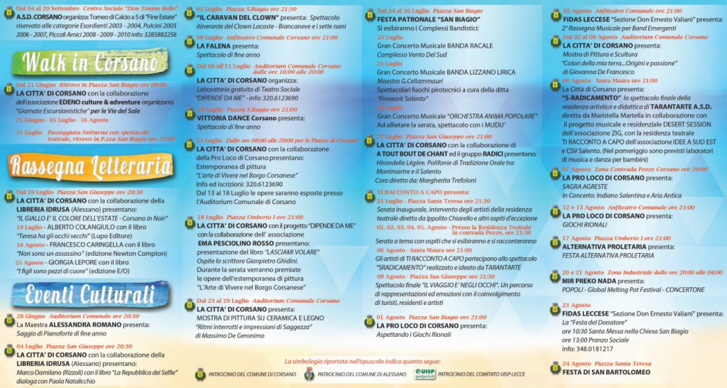 Eventi estivi 2015 2